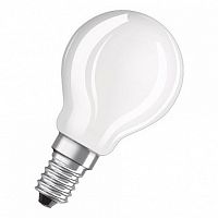 светодиодная лампа PARATHOM CL P GL FR 4W (замена 40 Вт), теплый белый свет, матовая, цоколь Е14 | код. 4052899959323 | OSRAM